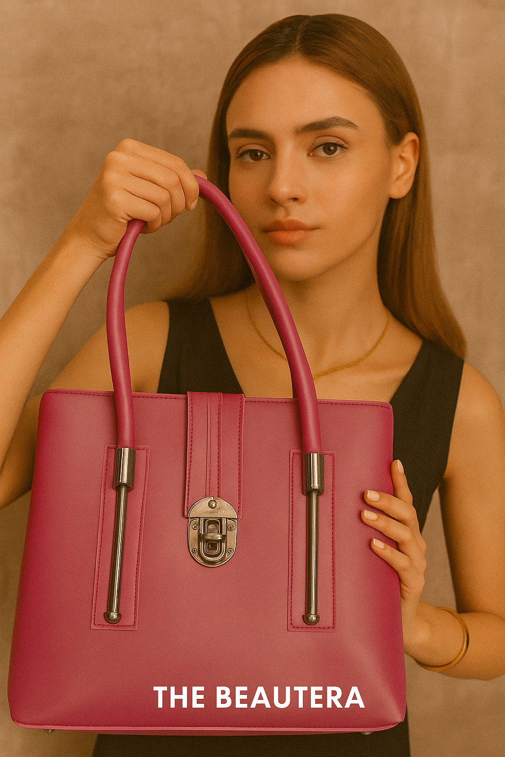 Elegant Black Handbag for Women – Stylish & Premium Quality | The Beautera
